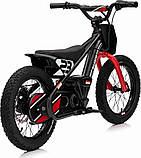 Дитячий акумуляторний мотоцикл BAIGOR 23 PRO чорний, фото 7