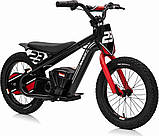 Дитячий акумуляторний мотоцикл BAIGOR 23 PRO чорний, фото 9