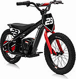 Дитячий акумуляторний мотоцикл BAIGOR 23 PRO чорний, фото 10