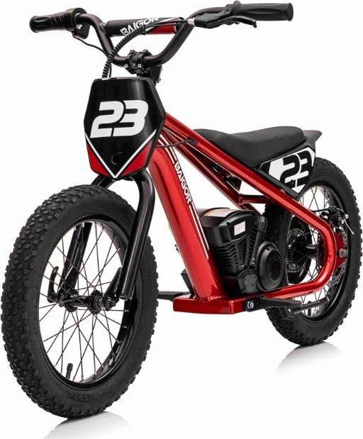 Дитячий акумуляторний мотоцикл BAIGOR 23 PRO Червоний, фото 1