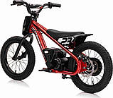 Дитячий акумуляторний мотоцикл BAIGOR 23 PRO Червоний, фото 4