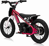 Дитячий акумуляторний мотоцикл BAIGOR 23 PRO Рожевий, фото 3