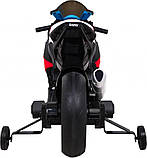 Дитячий акумуляторний мотоцикл BMW HP4 Червоний, фото 9