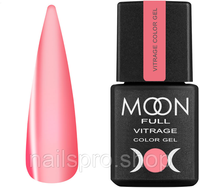 Гель-лак Moon Full Vitrage Collor Gel No07, 8 мл