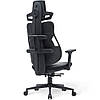 Геймерське ігрове комп'ютерне крісло Cyberlux V8 Fabric Grey з тканини, фото 8