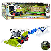 Комбайн іграшковий із причіпом "High Quality" 42 см (світло, звук, інерційний механізм)