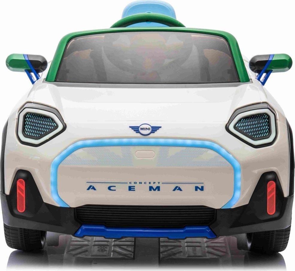 Дитяча акумуляторна машинка Mini Concept Aceman Біла, фото 1