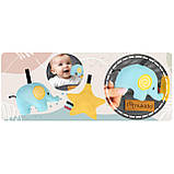 Крісло-гойдалка для немовлят Nukido з іграшками, 72 х 45,5 х 41-62 см - сіра, фото 7