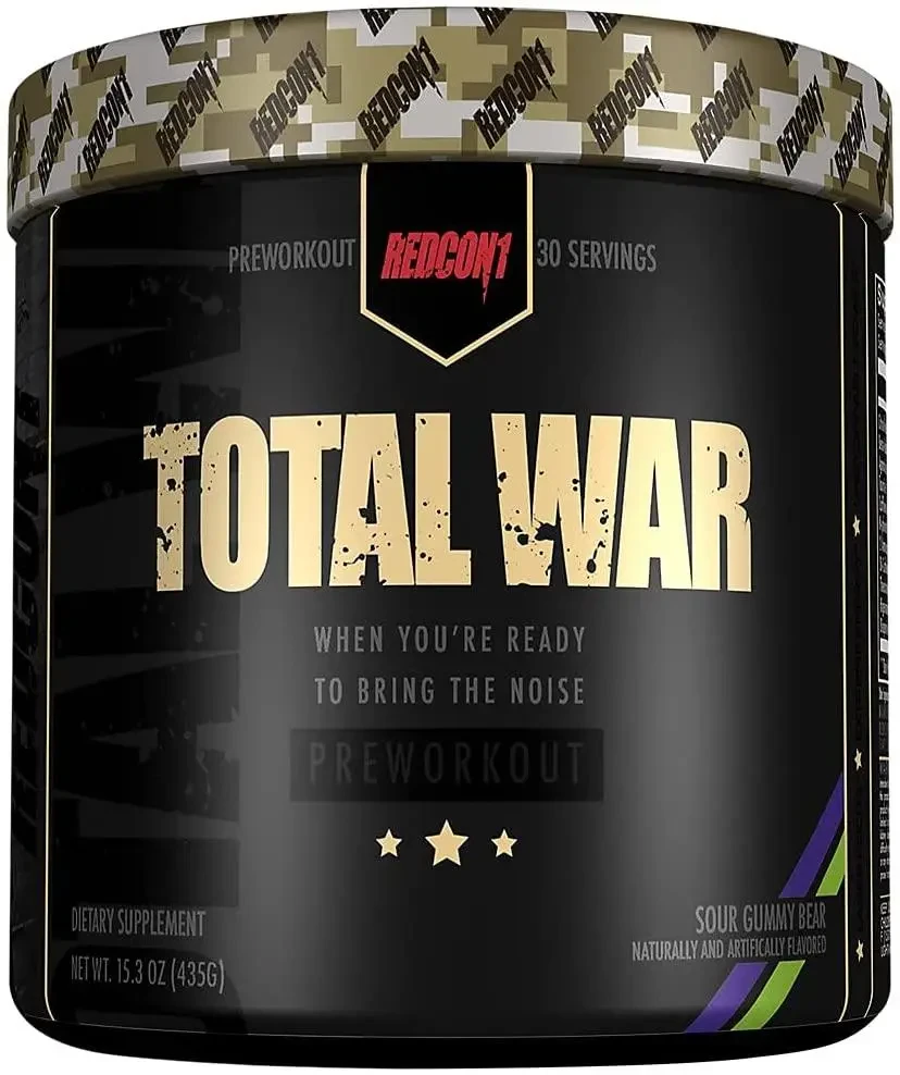(уцінка термін по 3.24) Предтренировочний комплекс REDCON1 Total War Pre-Workout 30 порц. (sour gummy bears)
