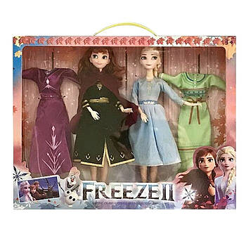 Набір ляльок Холодне серце Frozen (2 ляльки, висота 28см, шарнірні суглоби, одяг) ZHF 2162