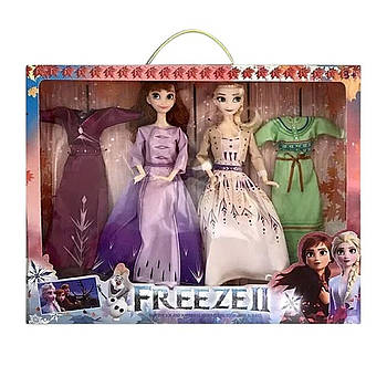 Набір ляльок Холодне серце Frozen (2 ляльки, висота 28см, шарнірні суглоби, одяг) ZHF 2161