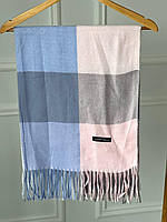 Стильний палантин із кашеміру (Розмір 180*80), у клітинку