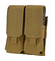 Підсумок Condor DOUBLE M4 MAG для 2-х магазинів, закритий койот MA4-498