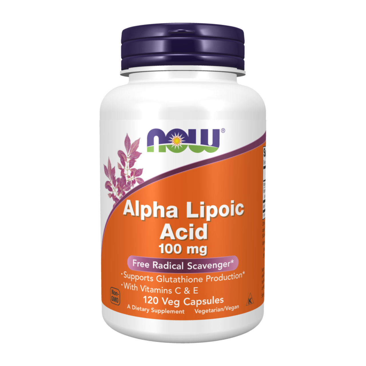 Альфа-ліпоєва кислота Now Foods Alpha Lipoic Acid 100мг 120 капсул