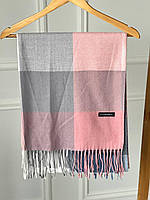 Стильний палантин із кашеміру (Розмір 180*80), у клітинку