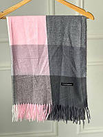 Стильний палантин із кашеміру (Розмір 180*80), у клітинку