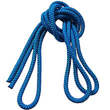 Скакалка для художньої гімнастики, довжина 3м, товщина 1см, вага 160грам, Волошковий