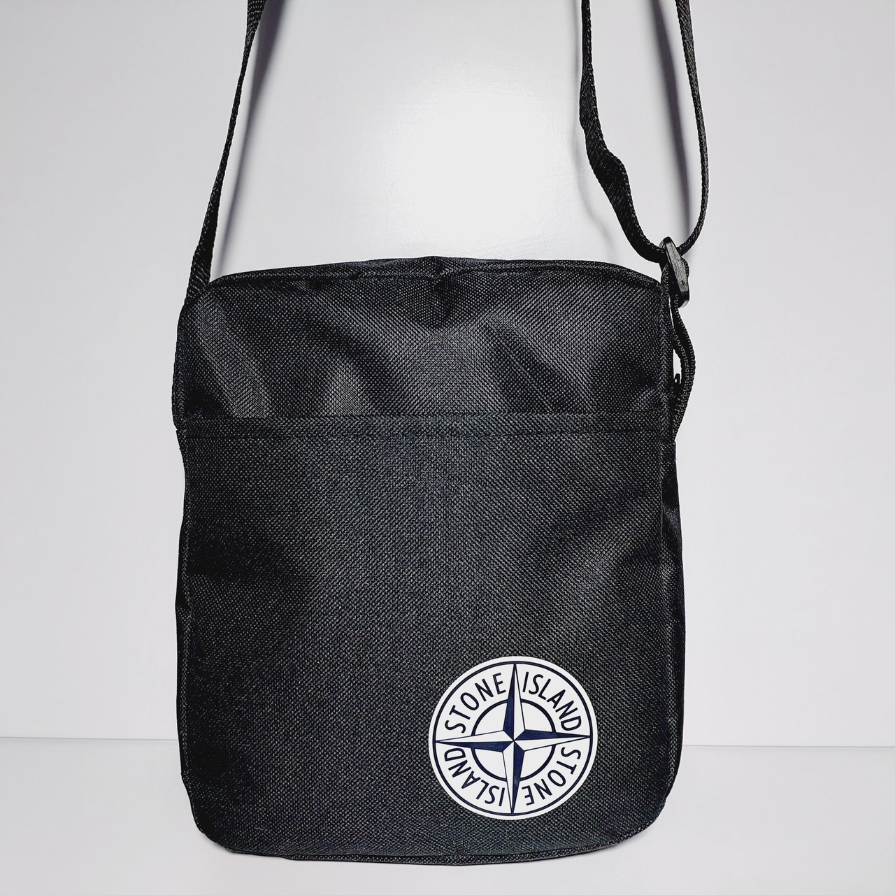 Сумка барсетка чоловіча чорна спортивна через плече, фото 1