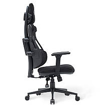 Геймерське тканинне крісло для ком'ютера Cyberlux V8 Fabric Black, фото 5