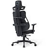 Ігрове комп'ютерне крісло для геймерів та підлітків Cyberlux V8 Fabric Black тканинне, фото 8