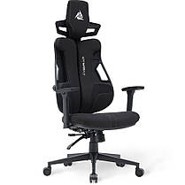 Ігрове комп'ютерне крісло для геймерів та підлітків Cyberlux V8 Fabric Black тканинне, фото 5