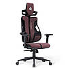 Ігрове комп'ютерне крісло з тканини для геймерів Cyberlux V8 Fabric Red, фото 8