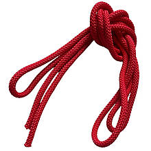 Скакалка для художньої гімнастики, довжина 3м, товщина 1см, вага 160грам, Червона