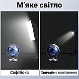 Комплект постійного світла Софтбокс з штативами 2 шт  і  LED-лампа 105 вт із пультом  2 шт, фото 8