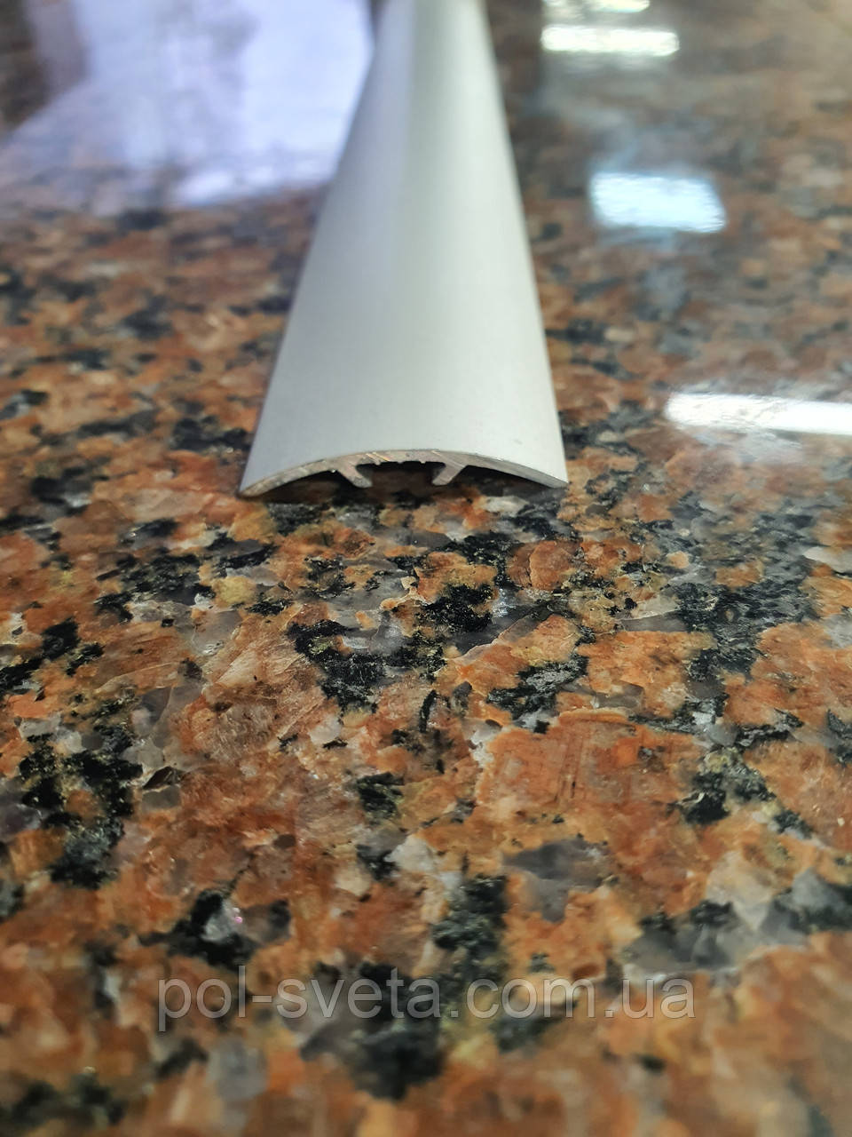 Алюмінієвий поріжок 28мм приховане кріплення АП-016 довжина 900мм, фото 1