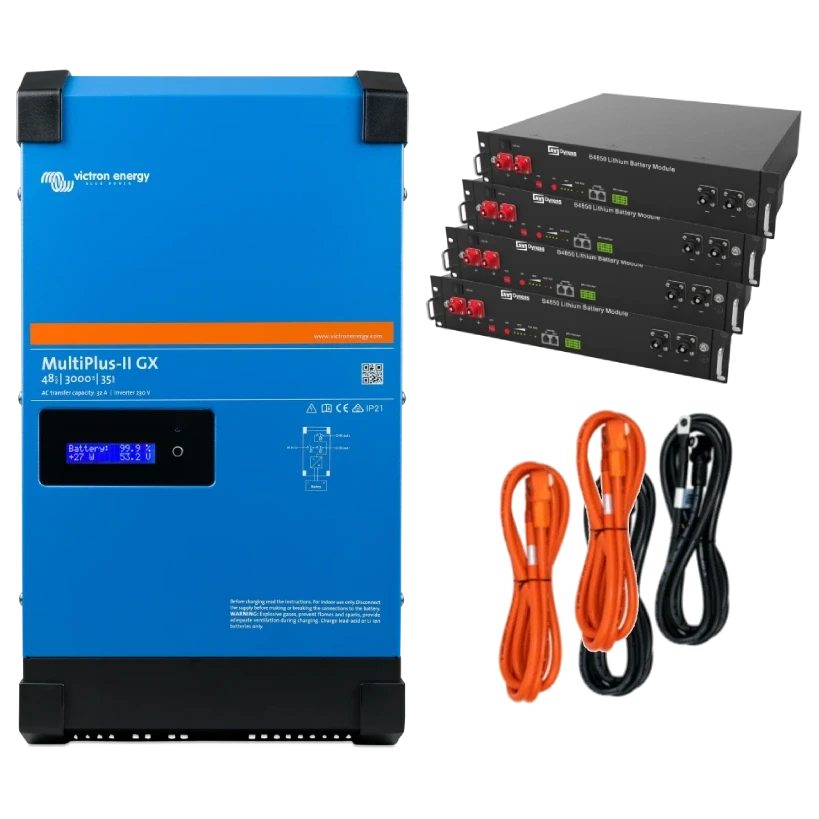 Система автономного живлення Victron Energy MultiPlus-II + Dyness 1 фаза 2.4кВт, 9,6кВт•год, фото 1