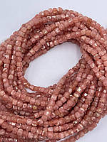 Заготівля з родохрозіта кубик 3.3мм