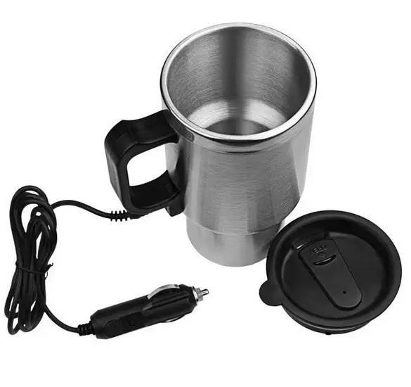 ELECTRIC MUG Чашка термо автомобільна з підігрівом 400мл, фото 1