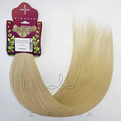 Натуральне Слов'янське Волосся на Тресі 55-60 см 100 грам, Блонд №60B