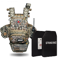 Бронежилет 6 класу Ghost Performance V2+ з балістичним захистом 2 класу, системою швидкого скидання + 9 підсумків