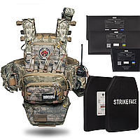 Бронежилет 6 класу Ghost Performance V2 з балістичним захистом 1 класу, системою швидкого скидання + 9 підсумків