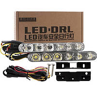 Денні ходові вогні ДХО з проводкою (комплект 2-шт) 12v. LED ходові вогні DRL