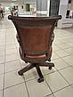 Крісло для кабінету в зеленій шкірі Оксфорд В НАЯВНОСТІ, фото 6
