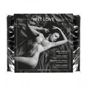 Простирадло з вінілу Fetish Tentation 220x200 см, чорне