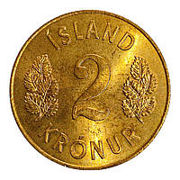 Ісландія 2 крони, 1966