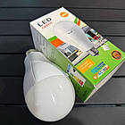 Акумуляторна лампа підвісна 20Вт E27 6500К USB з гачком 2х18650 СK80039, фото 2