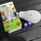 Акумуляторна лампа підвісна 20Вт E27 6500К USB з гачком 2х18650 СK80039, фото 3