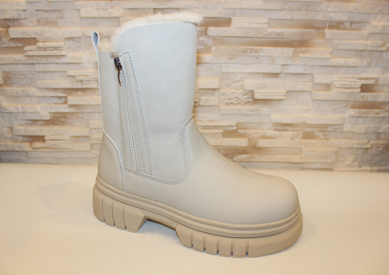 Черевики жіночі зимові бежеві С427, фото 1