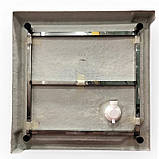 Душовий бокс без даху 90х90х210 см DUSEL HIKE Satin квадратний розсувна душова кабіна прозоре скло, фото 10