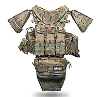 Бронежилет 6 класу "Ghost Gen4 V5+" з балістичним захистом 2 класу, системою швидкого скидання + 9 підсумків