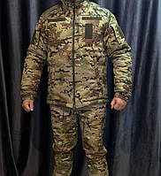 Куртка тактична військова omni-heat мультиком зимова вологовідштовхувальна Soft Shell