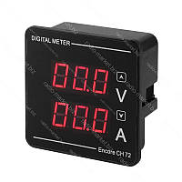 Вольтметр-амперметр CH-72VA, AC 50-500V/0-120A, 3 знаки