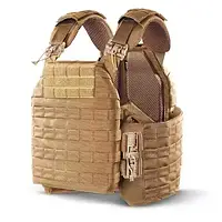 Тактическая плитоноска «Plate Carrier Coyote» U-WIN PRO (чехол для бронежилета) в цвете Coyote