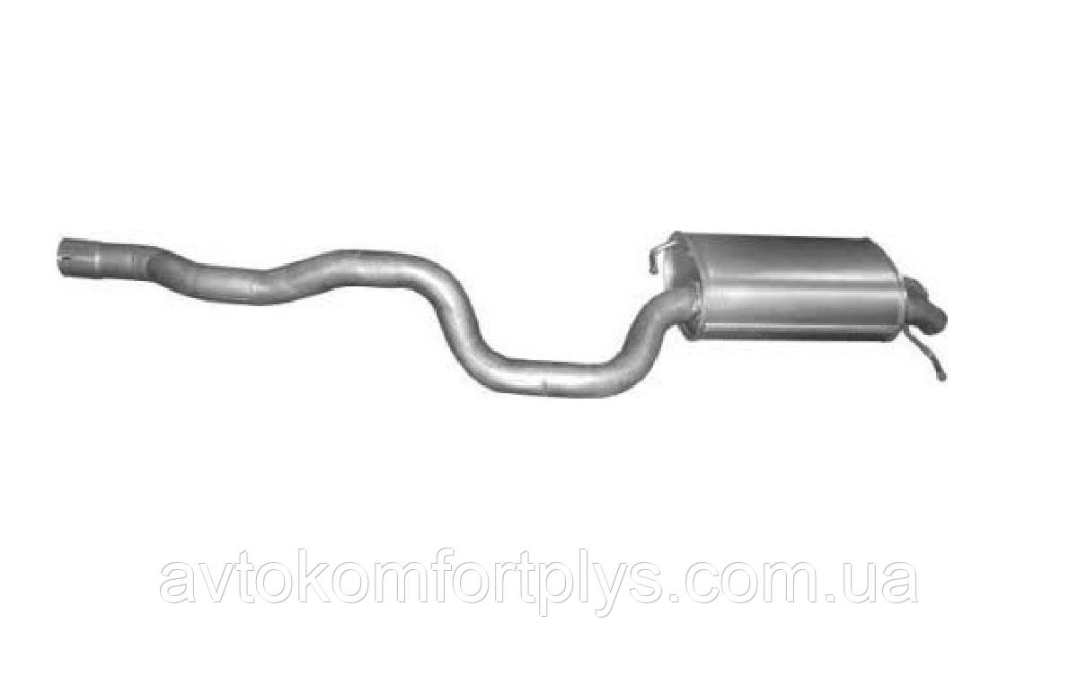 Глушник Volkswagen Transporter T5 повний привід 2.5 TDI турбодизель 2003 - 2009 рр, фото 1