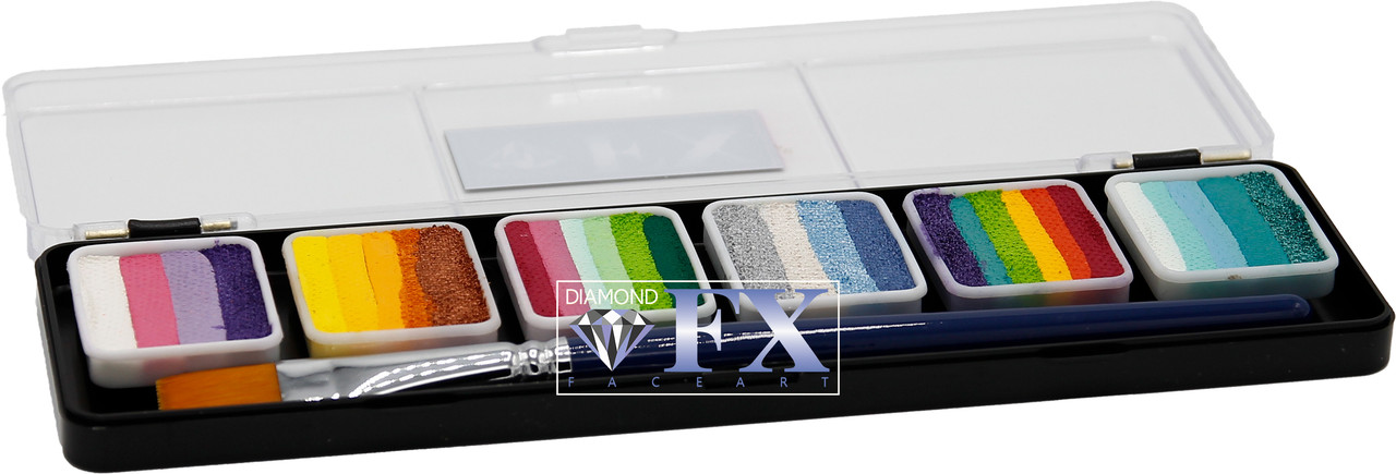 Палітра перламутровий спліт кейк Diamond FX 6х6g