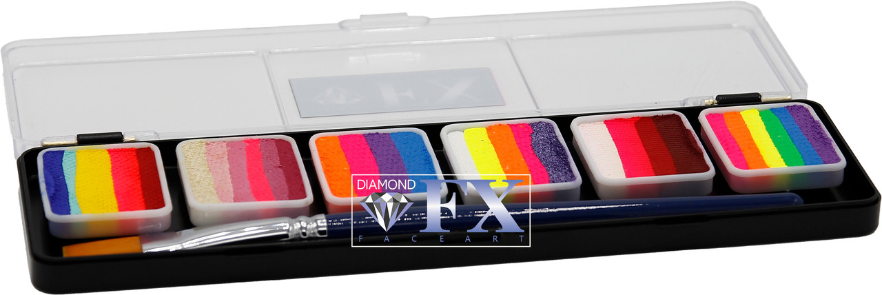 Палітра неоновий спліт кейк Diamond FX 6х6g